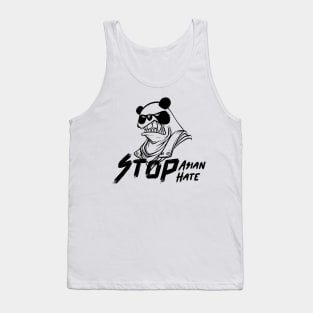 quote: stop asian hate message. Protest symbol. Tank Top